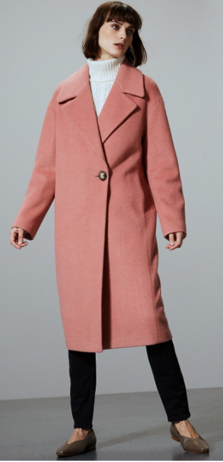 Autograph wool cheap blend coat